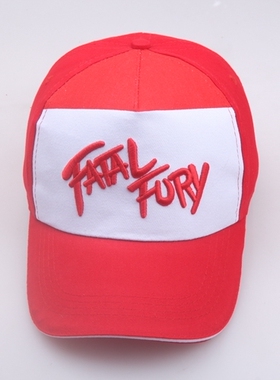 特瑞帽子 Fatal Fury棒球帽饿狼传说拳皇特瑞·博加德刺绣鸭舌帽
