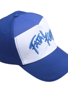Fatal Fury 拳皇帽子 饿狼传说泰利 宝蓝色刺绣鸭舌帽纯棉棒球帽