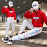 Осенний демисезонный спортивный модный короткий комплект для спортзала