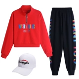 Осенний демисезонный спортивный модный короткий комплект для спортзала