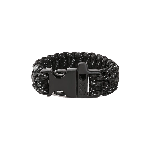 Дорожный светоотражающий плетеный свисток, браслет, спасательный жилет