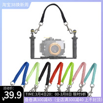 Diving camera Waterproof Shell Lifting Rope Bracket Lifting Rope shooting equipped with portable rope Tipping protection against loss of seawater