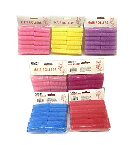 24 Piece Self Grip Mini Small Hair Vented Rollers Pro Salon