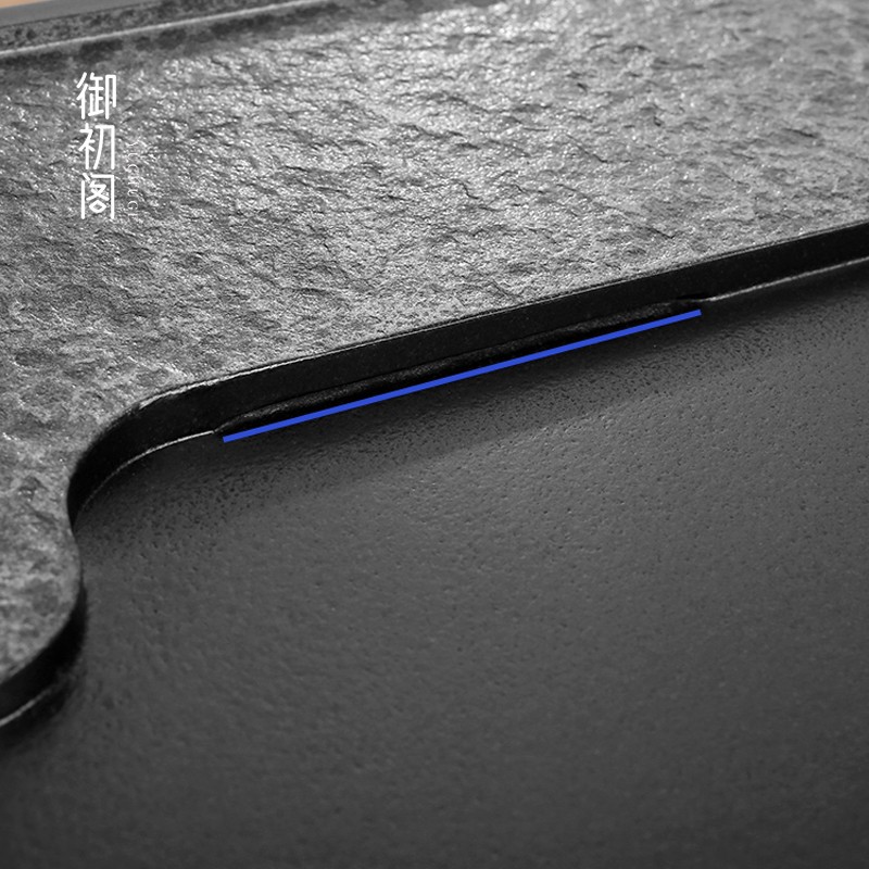 御初阁整块乌金石茶盘家用泡茶台2025新款套装电磁炉一体底部上水 - 图1