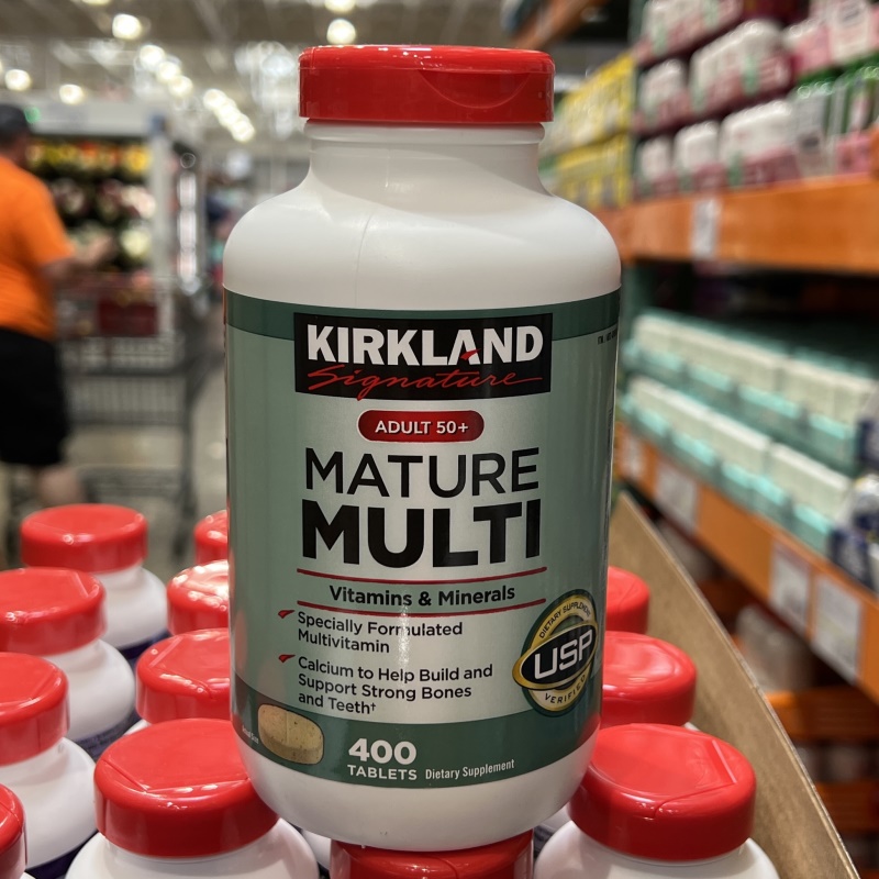 美国直邮Kirkland柯克兰中老年50+多种复合维生素MATURE MULTI - 图0