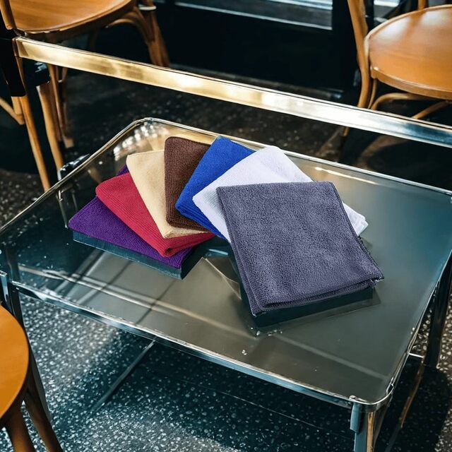 Milk tea shop bakery bar thickened large square towel rag