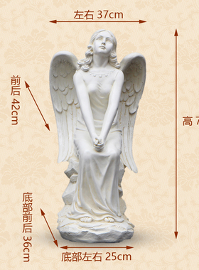 欧式风天使庭院婚庆景观树脂雕塑