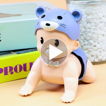 Baby Morning teaches electric climbing boy Child Puzzle Girl 6 Months Doll Baby Learn Crawl Boot Toy