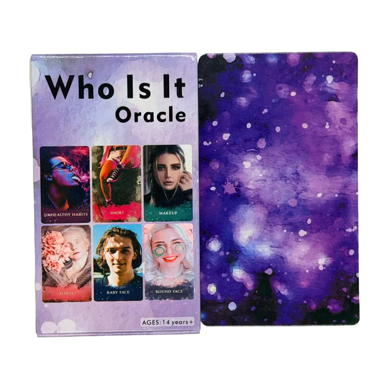 是谁神谕卡Who Is It Oracle 78张 10X6cm左右 英文卡牌 无说明