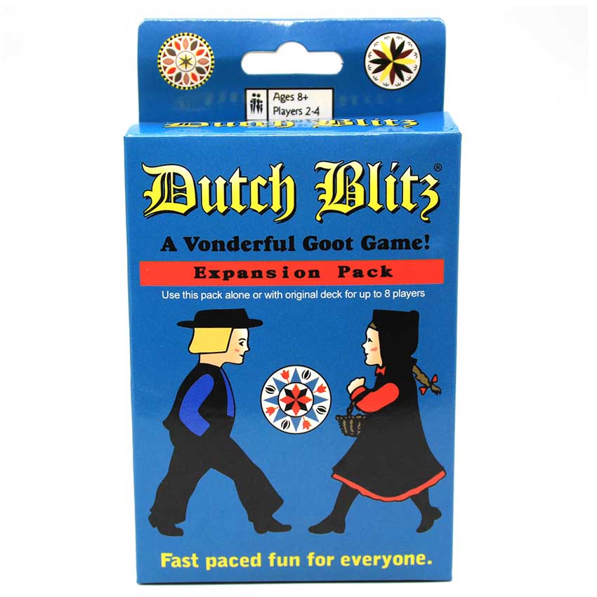 荷兰闪电战Dutch Blitz Card Game Basic Expansion Pack英文桌游 - 图1