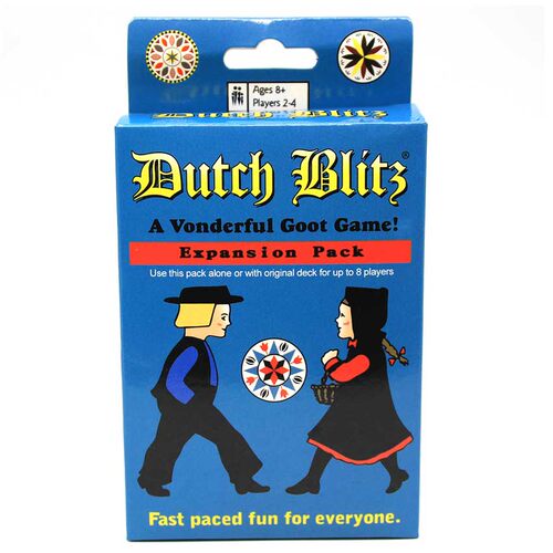 荷兰闪电战Dutch Blitz Card Game Basic Expansion Pack英文桌游 - 图1