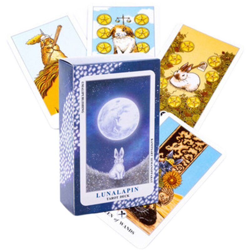 英文塔罗牌 Lunalapin Rabbit Tarot可爱兔子大小12*7cm纸质说明