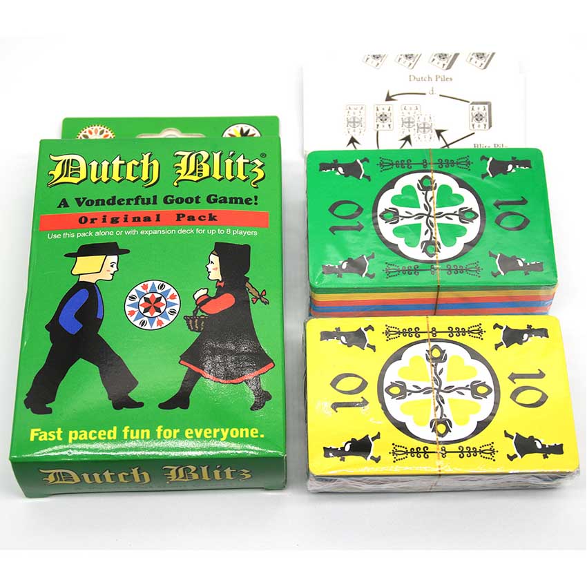 荷兰闪电战Dutch Blitz Card Game Basic Expansion Pack英文桌游 - 图2