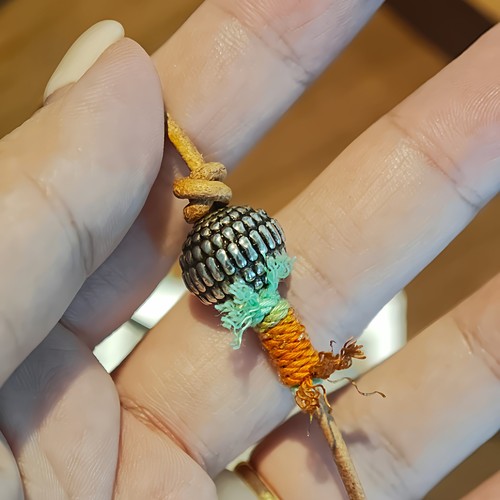 天钺｜许愿塔＊原创设计和田玉于田料平安扣项链毛衣链 - 图2