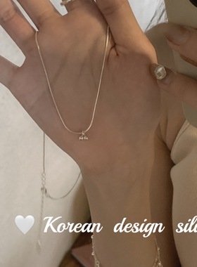 S925纯银小樱桃项链简约气质高级感轻奢小众锁骨链女2025新款爆款