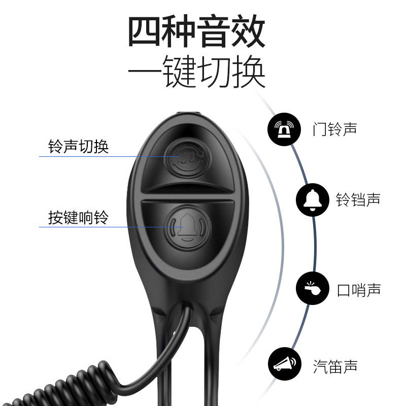 GUB自行车铃铛USB充电铃铛超响骑行配件装备单车山地车电喇叭-图0