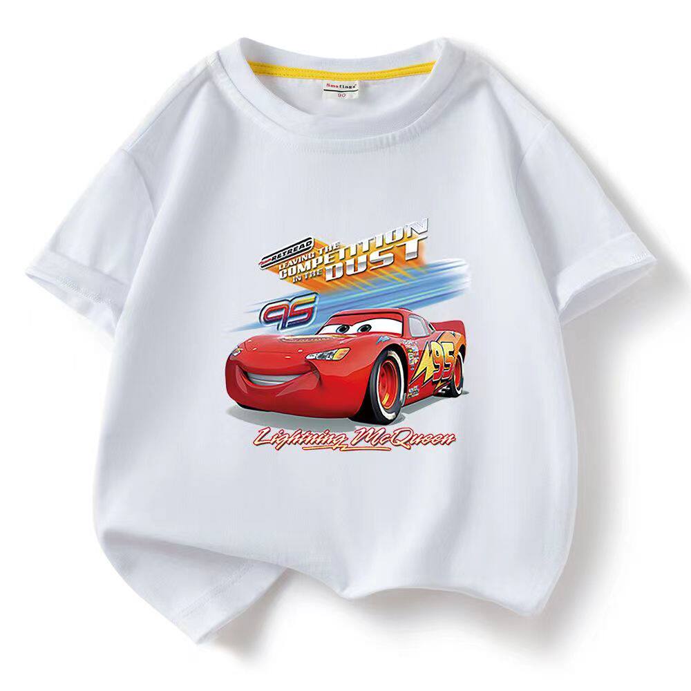 Round neck casual short-sleeved cartoon other