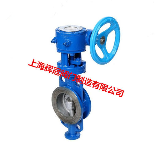 蜗轮硬密封对夹/法兰蝶阀 蒸汽高温蝶阀门DN50 65 80 100 150 200 - 图1
