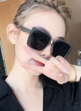 遮阳方形个性男女金属网红风