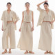 CR old money style linen thin casual blazer