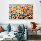 Cross -Stitch Flower Series 2021 Новая вышиваемая гостиная слегка масло вытягивает себя вышивкой 2022