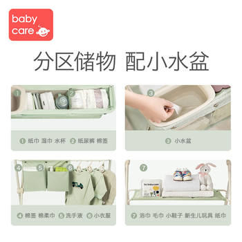 babycare diaper table ຕາຕະລາງການດູແລເດັກນ້ອຍເກີດໃຫມ່ multifunctional foldable ຕຽງເດັກນ້ອຍຖອດອອກໄດ້ crib