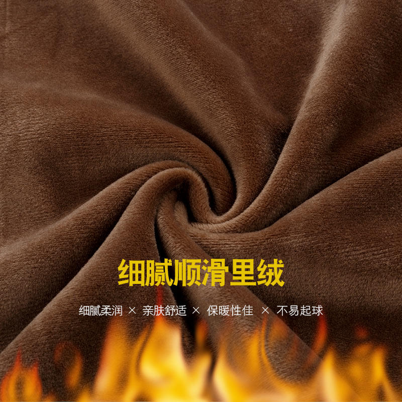 恒源祥男士长袖加绒加厚纯棉男衬衣 网尚明珠服饰衬衫