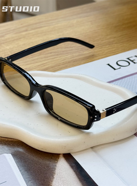 欧美风海边度假防紫外线窄框墨镜