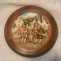 Atlantic collections Italian ANRI antique pure hand engraving limited edition VINTAGE pendulum 1972 Christmas