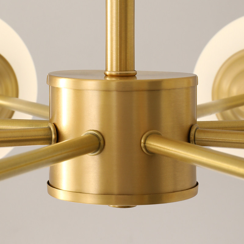 全铜北欧风灯具家用大气魔豆客厅吊灯简约现代圆球轻奢卧室餐厅灯,淘宝优惠券,粉丝福利购,淘宝优惠卷