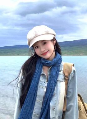 贝雷帽女显脸小复古大头围休闲鸭舌八角帽时尚百搭短帽沿画家报童