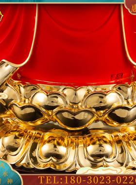 纯铜鎏金佛祖三宝佛像释迦牟尼佛药师佛阿弥陀佛像摆件