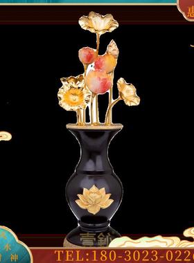 ED水琉璃宫灯佛前供灯佛家道家用品佛堂寺庙家用长明灯摆件