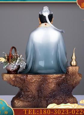 台湾工艺全铜药王菩萨佛像孙思邈雕像神像医学中年药王像【议价】