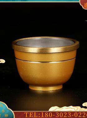佛具供水杯供佛杯纯铜酒杯茶杯家用供奉财神关公地主【议价】