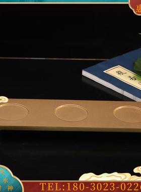 佛具用品供杯纯黄铜财神供水杯佛前水供杯底座供台案【议价】