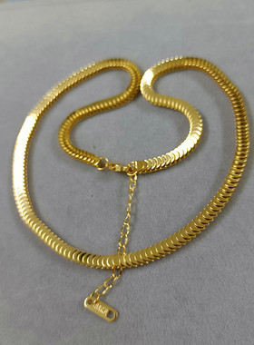 HuoTing钛钢镀金鱼鳞女