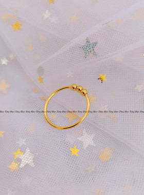 HuoTing钛钢高保色戒指防过敏