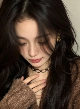 复古美拉德琥珀色耳钉耳环女港风