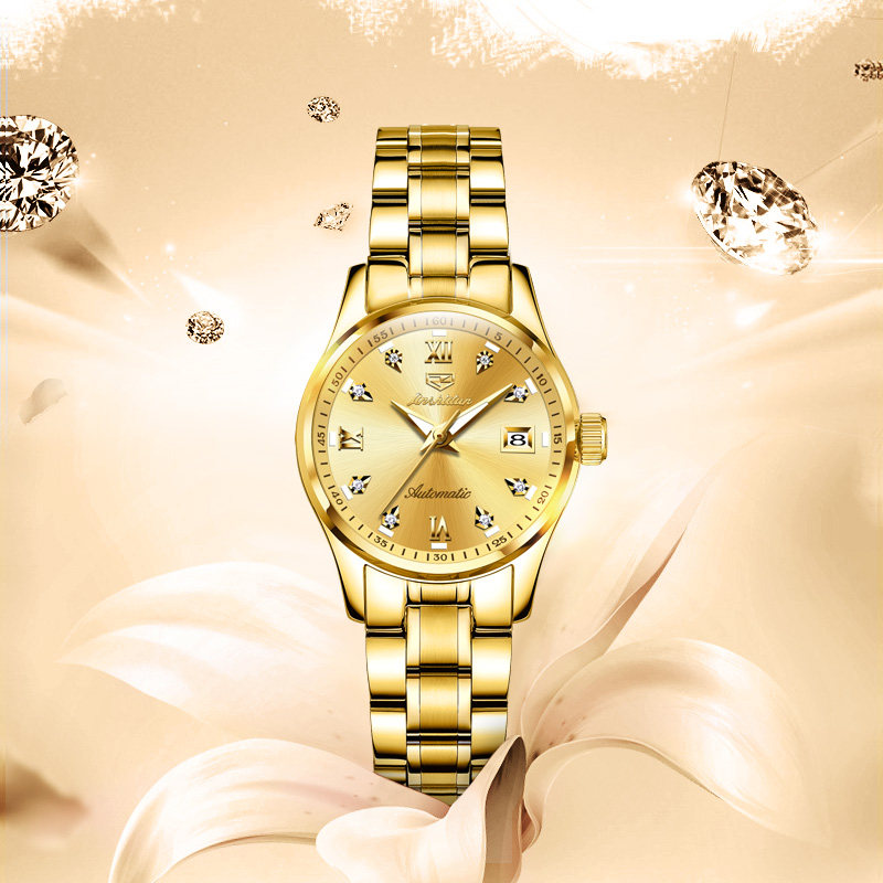 瑞士认证2023年新款正品女士全女表 jsdun金仕盾一骄国产腕表