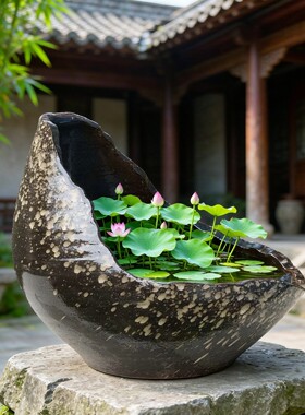 清仓无孔陶瓷水培花盆
