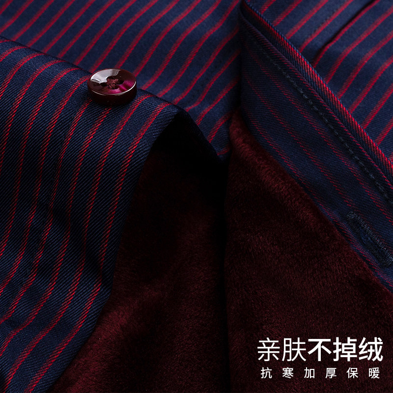 俞兆林2020加绒加厚商务休闲衬衫 瑞飞服饰衬衫