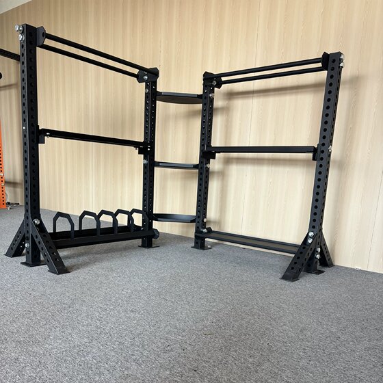 Corner storage rack barbell plate rack kettlebell rack