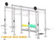Physical training comprehensive rack RIG climbing rack dumbbell rack style squat rack personal training studio