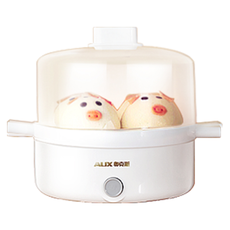 奥克斯煮蛋器家用蒸蛋器自动断电迷你蒸蛋机小型早餐多功能神器29.9元