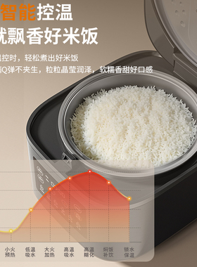 奥克斯电饭煲0涂层家用3到4到5人4L电饭锅316L不锈钢内胆2026新款