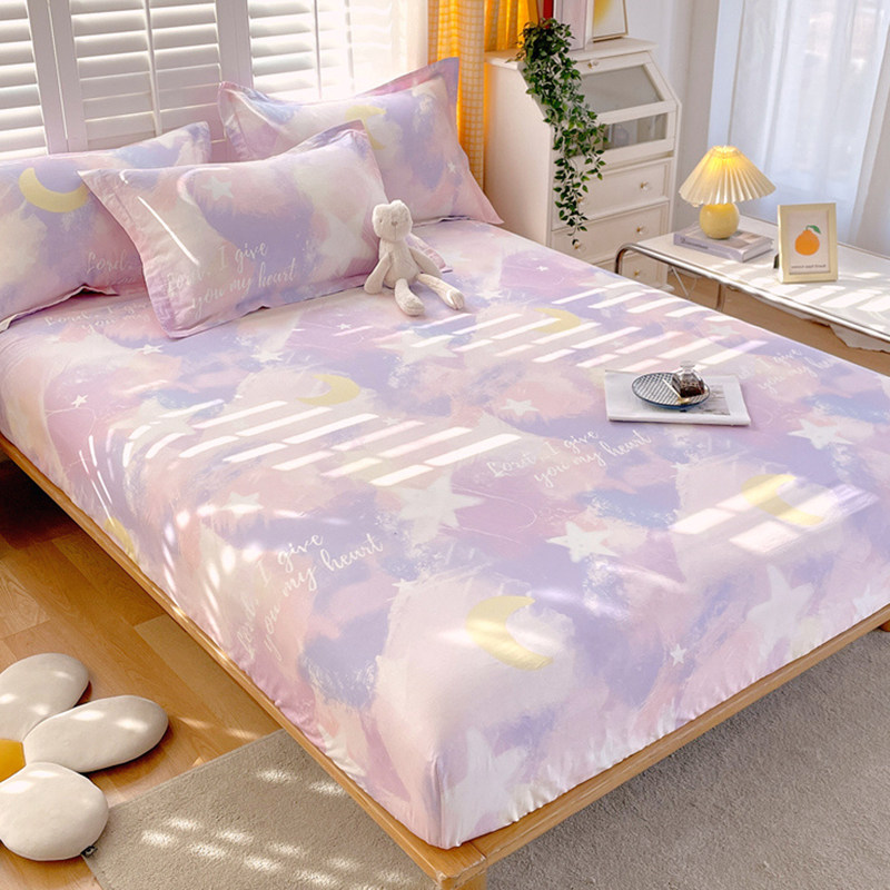 2025新款星月全棉床笠单件纯棉床套全包床单床垫保护罩床罩防尘罩,淘宝优惠券,粉丝福利购,淘宝优惠卷