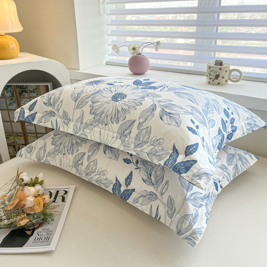 纯棉枕套一对装100全棉30x50枕头套48*74单只装40x60枕芯内胆套