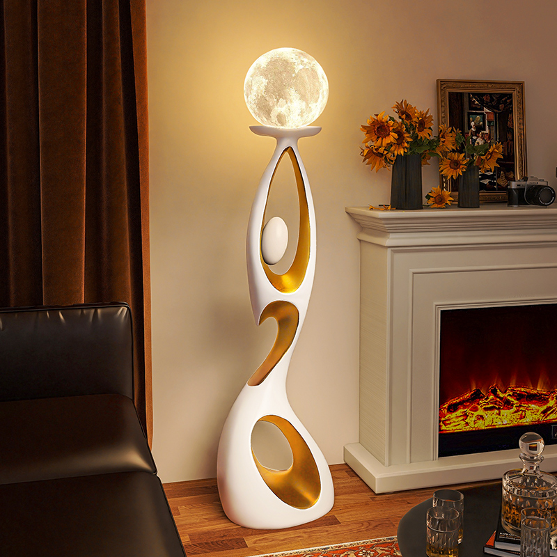 大型落地灯客厅电视柜旁艺术摆件轻奢高级家居装饰品乔迁新居礼品,淘宝优惠券,粉丝福利购,淘宝优惠卷