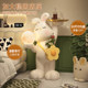 White Rabbit Floor Lamp Ornament Living Room Decoration